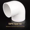Shenran PVC 90-Degree Elbow Pipe Fitting
