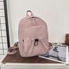 Schoolbag Student Backpack 1011 Autumn New Large Capacity Nylon Bag Casual Simple Backpack College Student Travel Bag