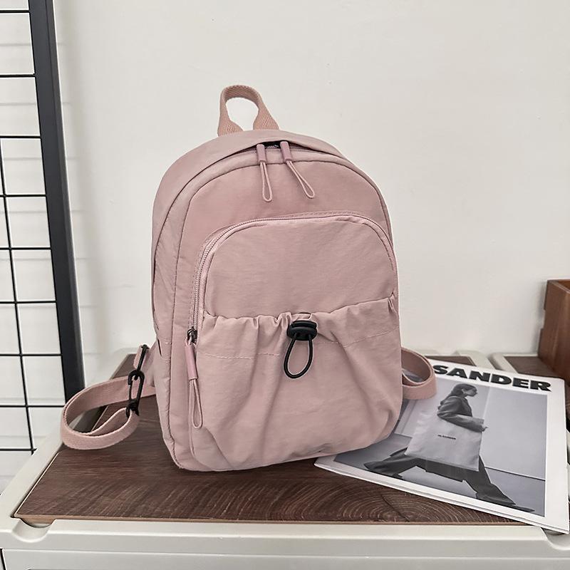 Schoolbag Student Backpack 1011 Autumn New Large Capacity Nylon Bag Casual Simple Backpack College Student Travel Bag