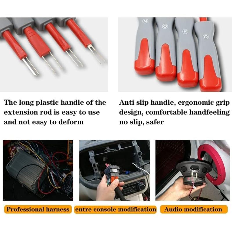 Universal Efficient Professional Car Terminal Pin Extractor Set With 26 Different Tool For Wiring Harness Disassembly