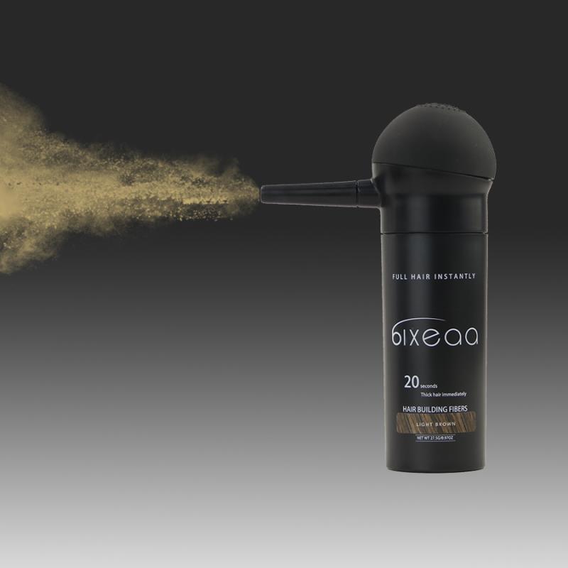 BIXEAA Hairline Fiber Concealer: Disposable Dense Hair Powder for Fullness and Coverage.