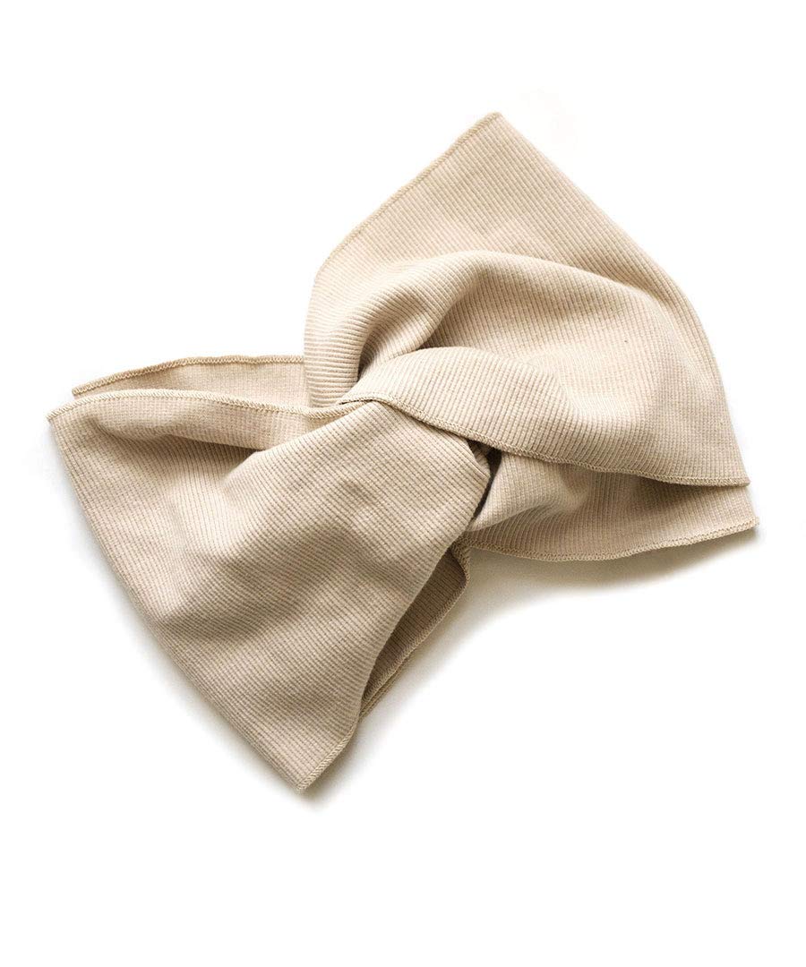 

VINGTAINE Простой широкий перекрестный сплошной широкий тюрбан для волос, цвет, повязка для волос, аксессуар, HB-111-BE бежевый