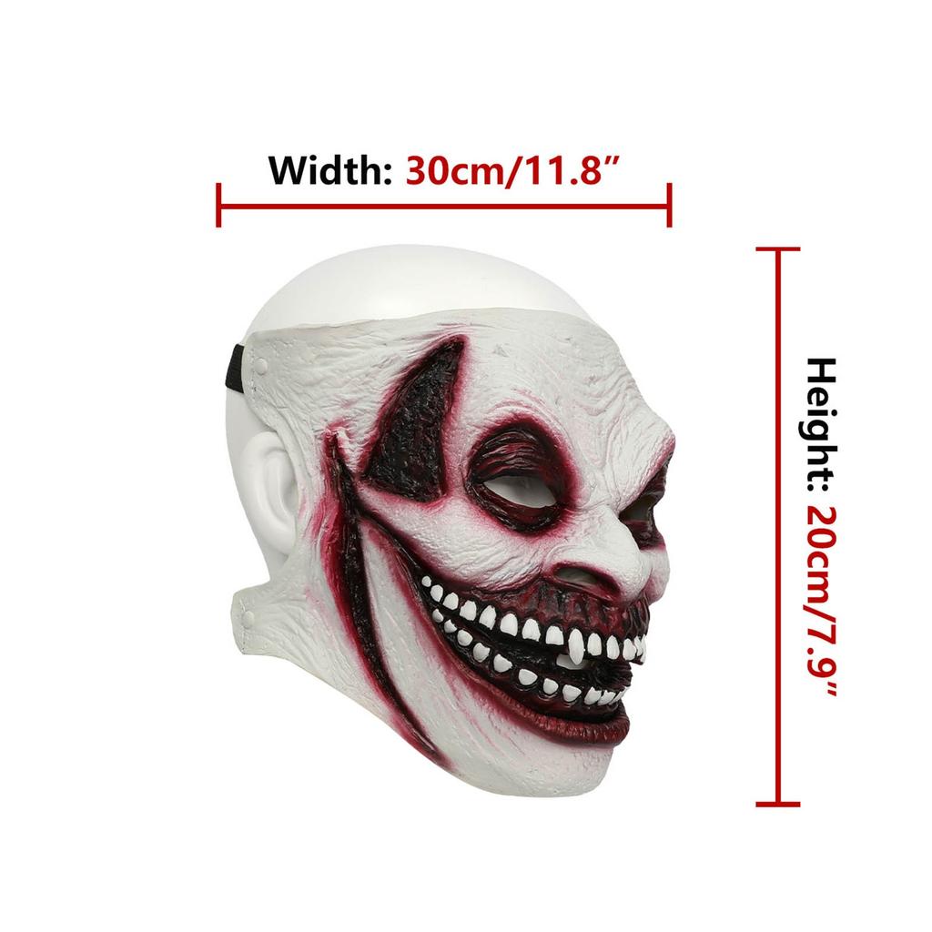 Halloween Holiday Party Costume Mask Trick Horror Toy Mask Horror Clown Head Cover Masquerade Performance Props