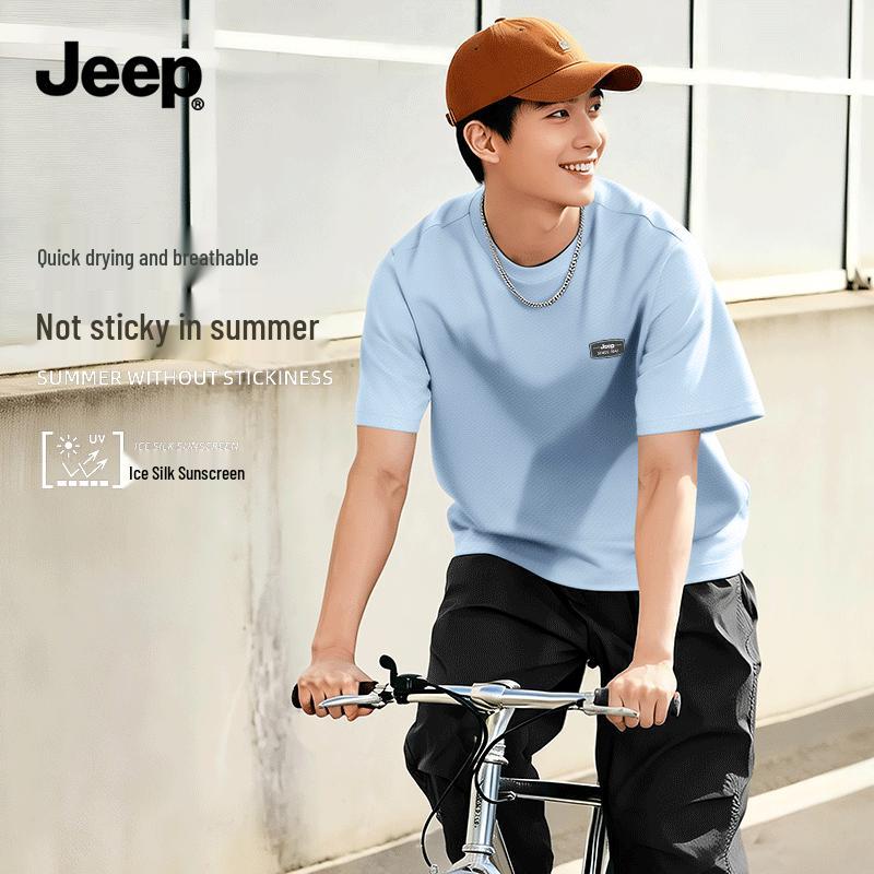 JEEP Men s Outdoor Quick-Dry Short Sleeve T-Shirt L