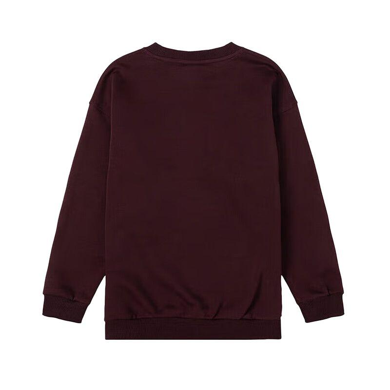 Nike Bluza Dzianina z literami Oddychająca Okrągły dekolt Obniżona linia ramion Długi rękaw Dzieci Dziecięca bluza FD2923-652