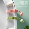 Silicone Toilet Lid Lifter Handle Tool - Adjustable Clip Washable Multi-Color Home Bathroom Hygiene