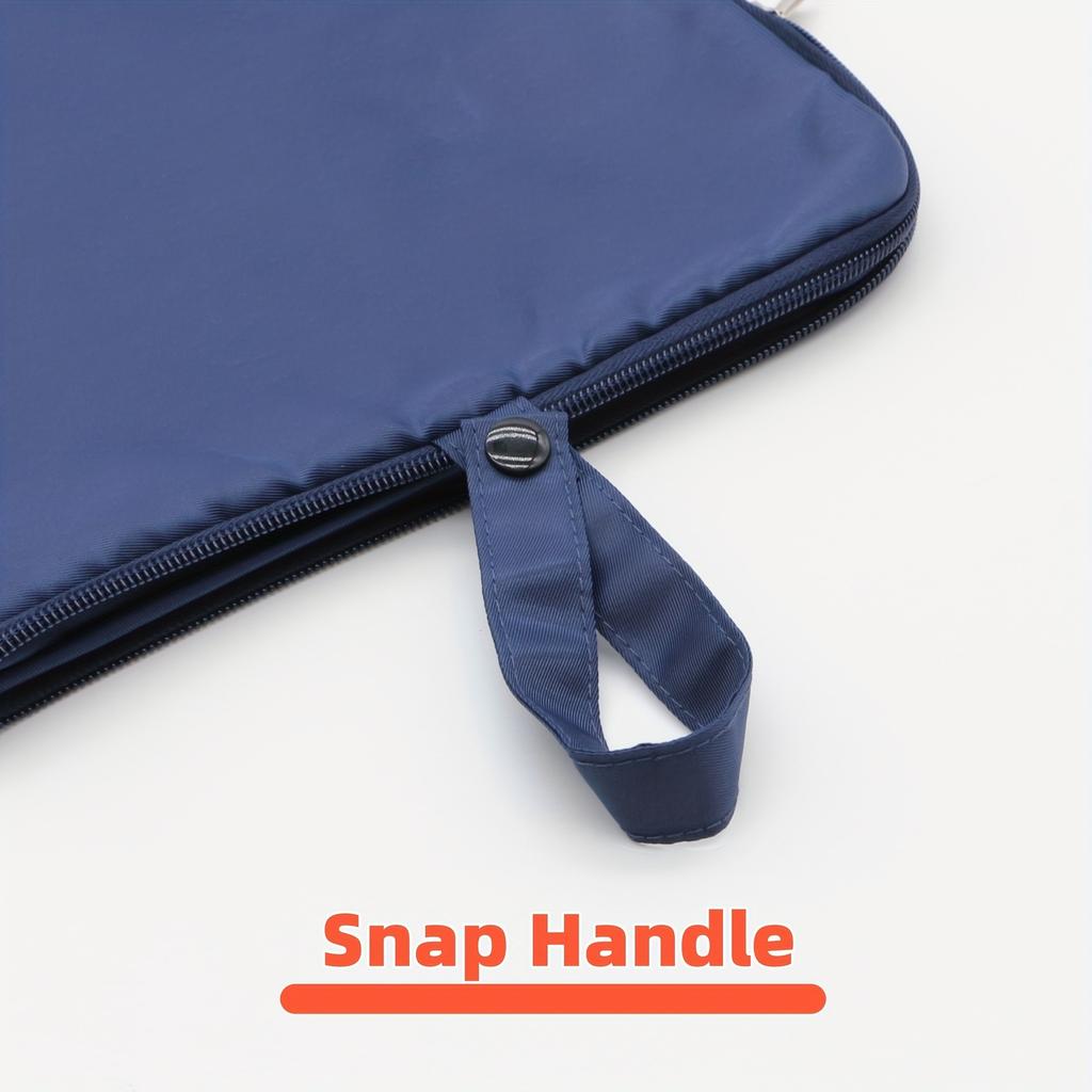 Waterproof Zipper Swimwear Storage Bag Handheld Snap Design Portable Outdoor Beach Pool Pouch