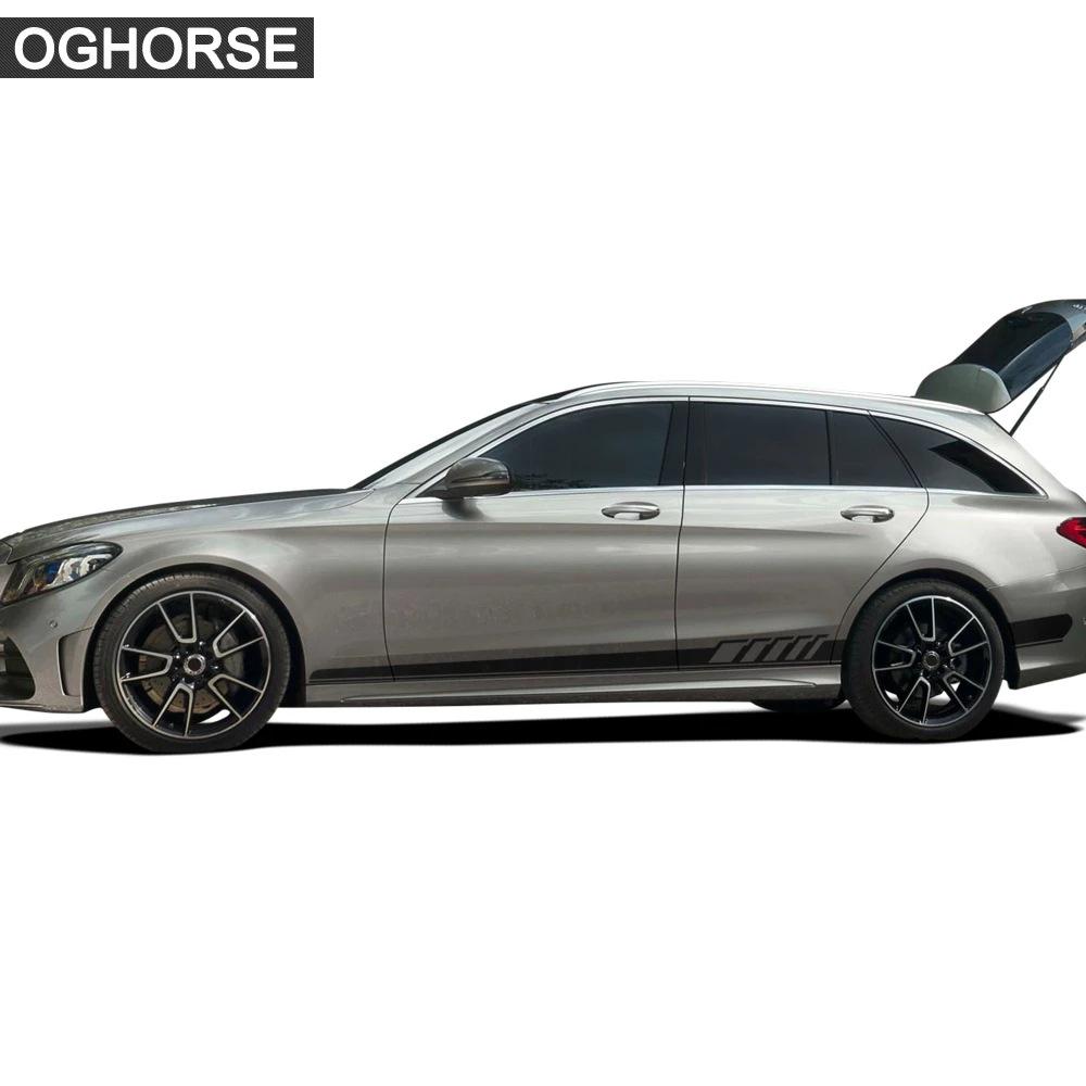 Mercedes-Benz C-klass Kombi S205 Kaross Sidokjol & Huv Dekorativa Klistermärken