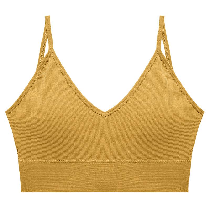 Seamless Deep V Large Size Base Sling Vest Female Sexy Beauty Back Anti-light Tube Top, Chest Wrap and Seamless Versatile Underwear