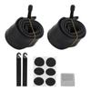 Bike Tire Repair Tool Kit Butyl Rubber with Replacement Inner Tube Round Patches Tire Levers