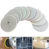 8pcs 4 Inch 100mm Diamond Polishing Pads Kit Wet/Dry for Granite Stone Concrete Marble Polishing Use Grinding Discs Set