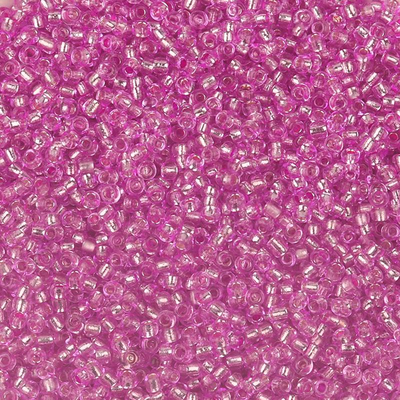 2mm Transparent Silver Core Glass Seed Beads for DIY Jewelry and Accessories