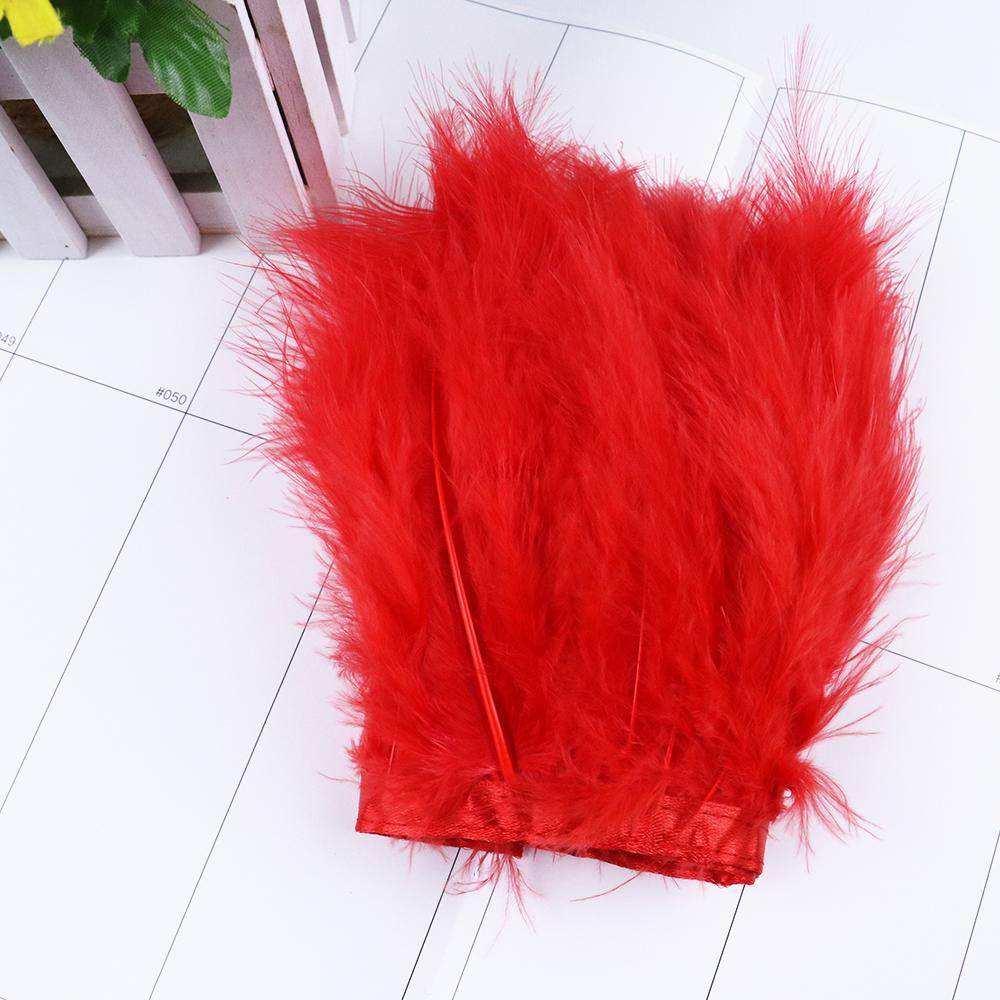 2 5 10 Meter Color Turkey Marabou Feathers Trim 4-6Inch Plumes Fringe For Sewing Crafts Wedding Party Dress Decoration