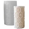 Embossed Honeycomb Candle Molds Cylinder Candle Silicone Molds for Epoxy Resin Making Candle Soap Gypsum Silicone Molds