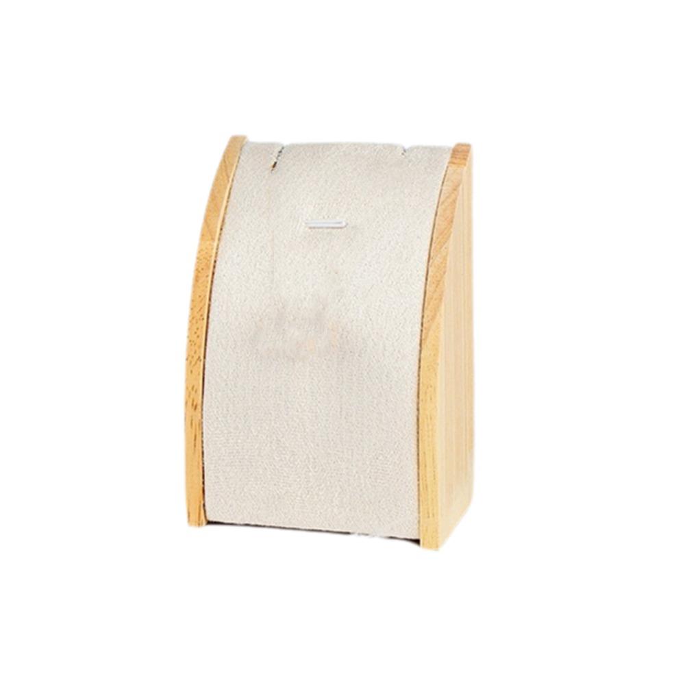 Wooden Necklace Display Stand Portable Counter Display Props Durable Jewelry Storage Rack