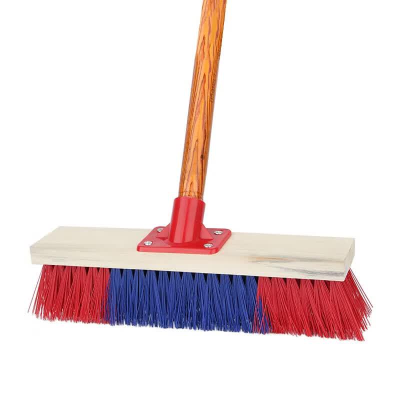 Jinsiluo Wooden Long-Handle Floor Scrub Brush Floor Brush