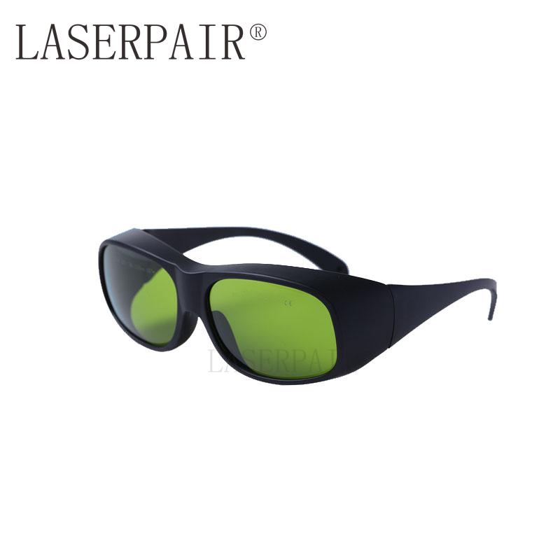 1064nm Laser Safety Glasses Laser Eye Protective Goggles High Quality OD 7+ Diode ND:YAG Laser Combined Protection (Green,safety glasses)