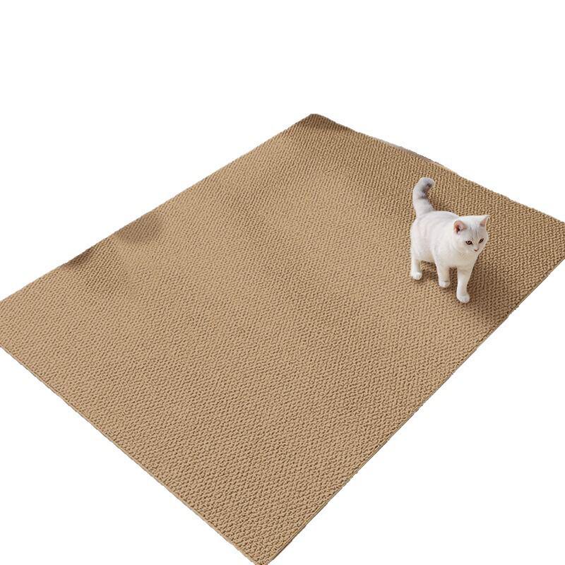 Japanese Style Solid Color Sisal Floor Mat - Durable, Easy-Clean, Dirt-Resistant Carpet for Living Room