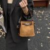 Trendy Bucket Bag Women's Armpit Bag Fashion Versatile Commuter Shoulder Oblique Span Bag Simple Casual Handbag