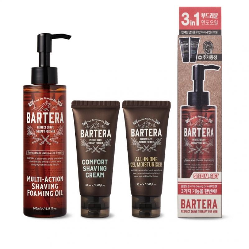 Barterra Multi Action Rasier-Schaumöl Design