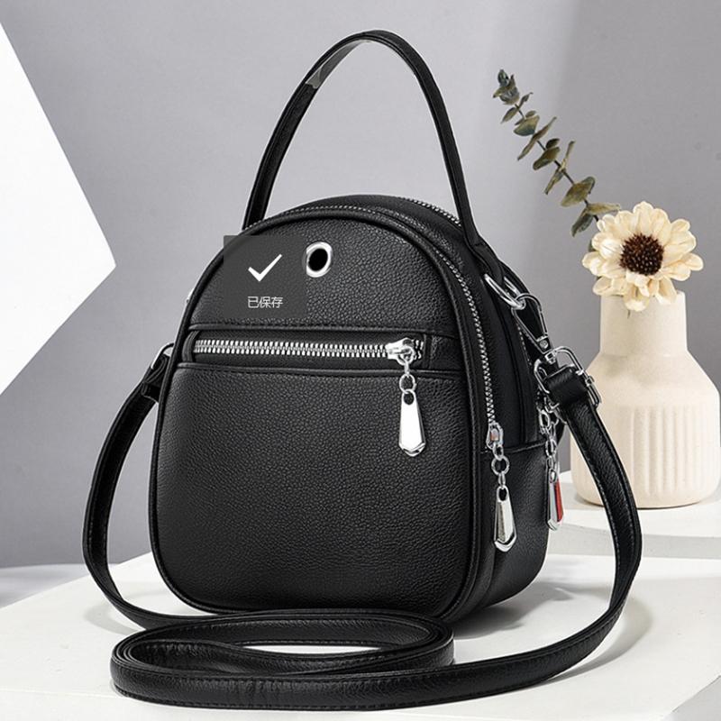 Multi-Functional Soft PU Leather Small Shoulder Bag For Women Vintage Fashion Crossbody Bag Female Purse Cell Phone Handbag