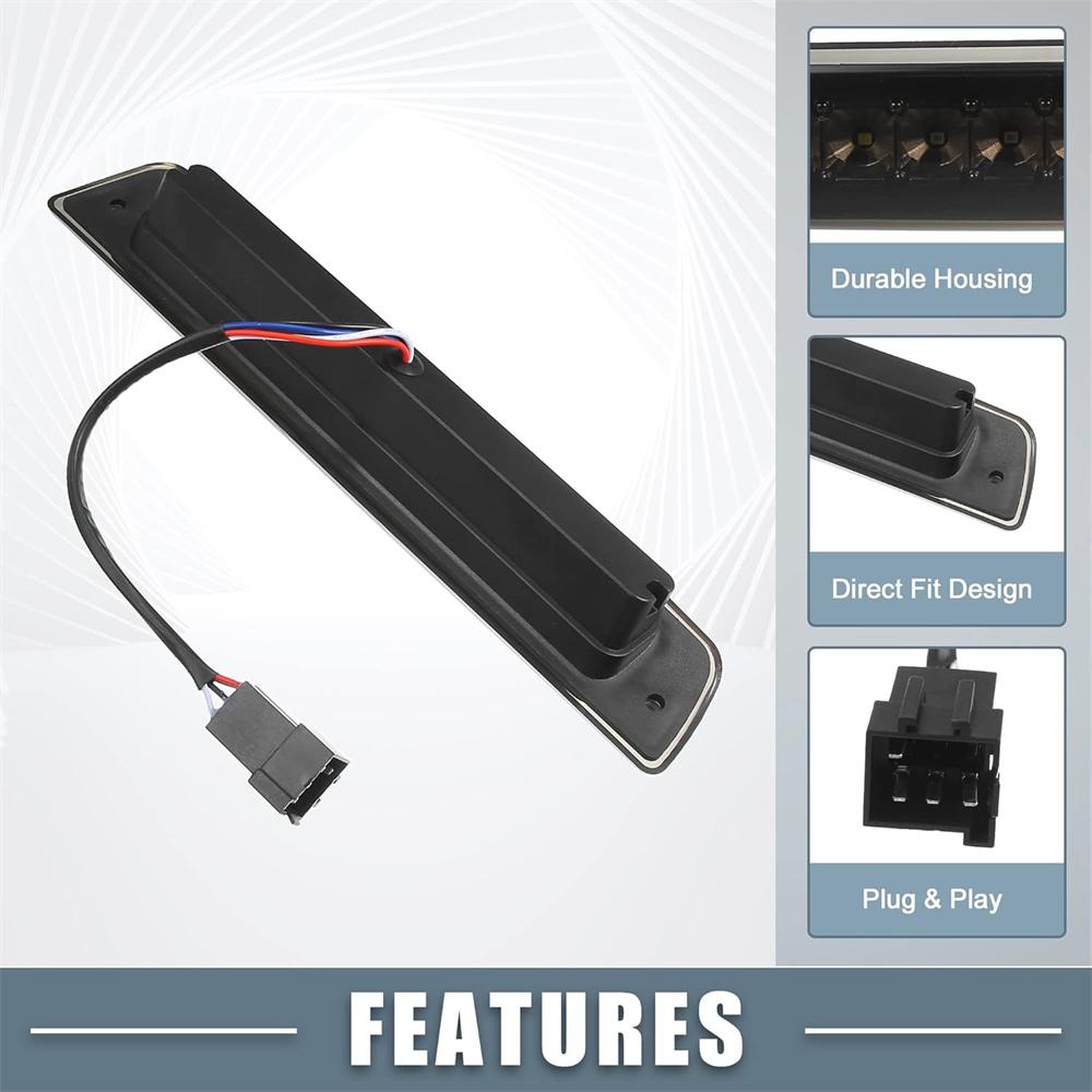 LED 3rd Third Brake Light Cargo Lamp For Dodge Ram 1994-01 1500 2500 3500 Smoked