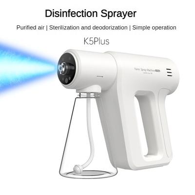 350ML Handheld Household Disinfection Gun Portable Nano Spray Machine Rechargeable Blue Light Sterilization Equipment