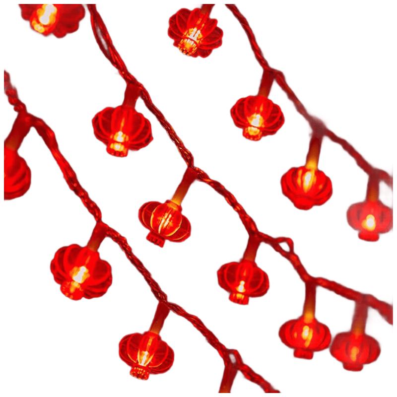 Festive Chinese Lantern String Lights