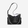 Tote bag women's leather large-capacity high-end cowhide mail carrier bag Darth Vader commuter messenger bag chain shoulder bag