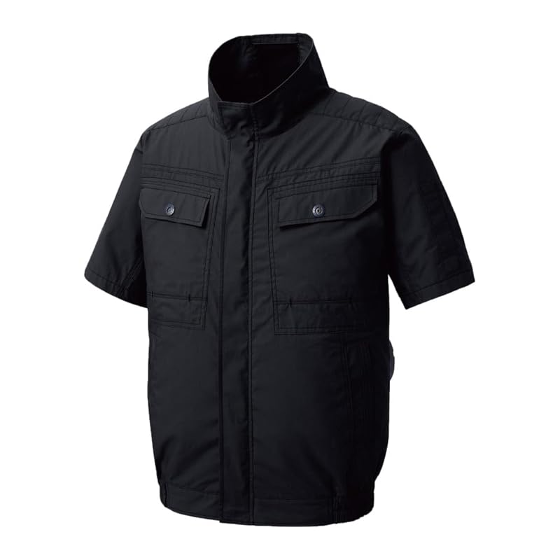 

[Sun-S] air conditioning fushin clothes short sleeve blouson Clothes only/with original sticker [KF92450] (M, 69.Charcoal)