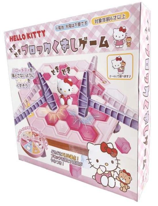 Unique Sanrio Block Kuzushi Game Hello Kitty Size: Approx. W25.5 D6 H25.5 SR-0080KT