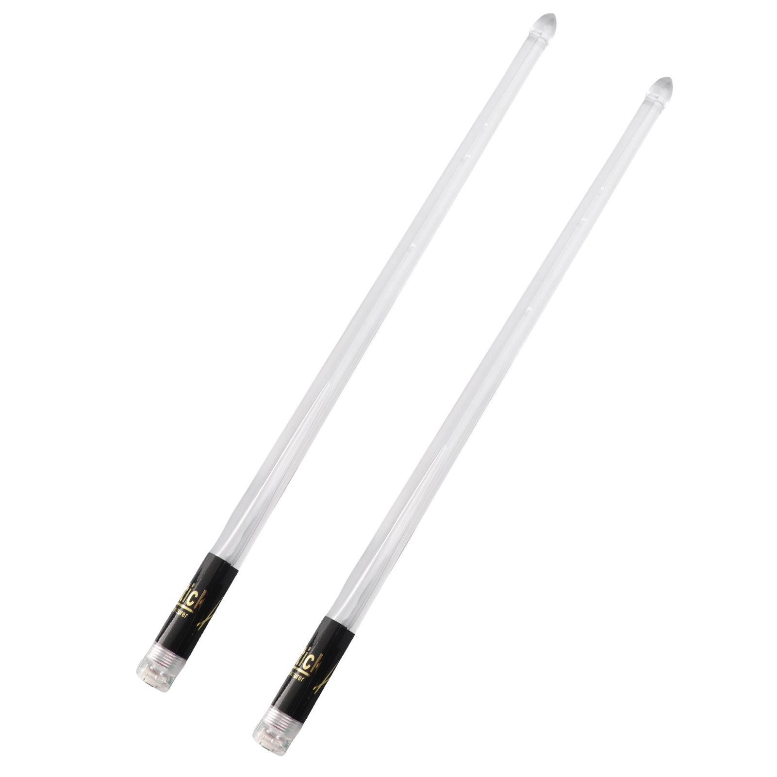 Painter Transparent Led Light Up Drumsticks Jazz Drum Sticks 15 Gradient Colorful Lights Usb Charging With On Off Switch Drumstick Drum Set