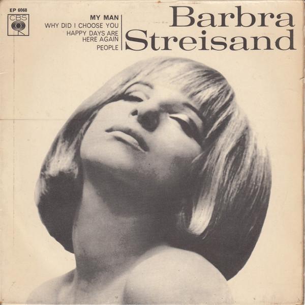 

7inch Record BARBRA STREISAND My Man EP6068 CBS 1965 UK Pop Used