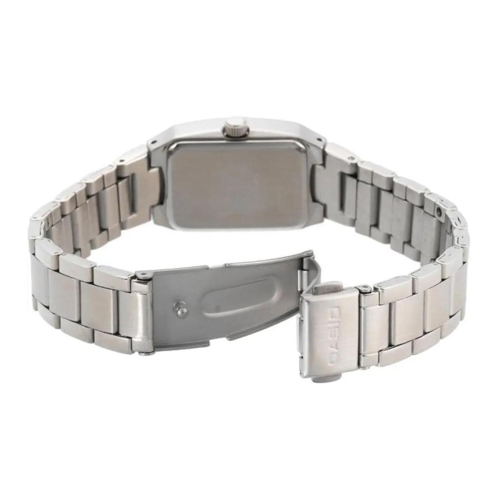 CASIO STANDARD Quartz Movement Stainless Steel Strap Watch Women's Watch Black Dial LTP-1165A-1C2