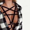 European & American Star Strappy Cutout Sexy Lingerie Bra with Beautiful Back Design