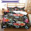 Floral Garden Print Flannel Blanket, Soft Warm Lightweight Throw Blanket for living Room,Sofa Bed Camping office