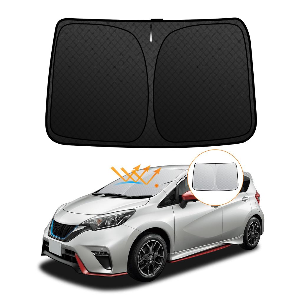 Nissan Note E12 Series Modified Windshield UV No Suction Cups Light Summer UV Easy Installation and Interior Includes Storage Bag [Enhanced Edition]