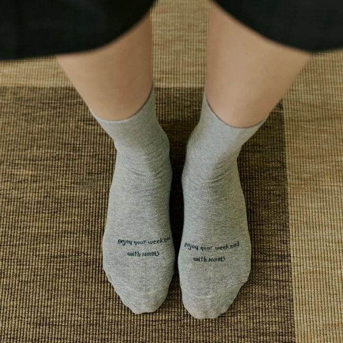 S44_SUNDAY MORNING SOCKS_charcoal
