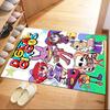 Digital Circus Floor Mat Design For Dormitory Hallway Game Room Playrooms Antislip Carpet Decorate Offices Gift For Festivals