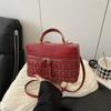 Damentasche 2025 neu vielseitige Box Bag Handtasche Schulter Umhängetasche beliebte Mode kleine quadratische Tasche Internet-Berühmtheit