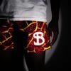 Trendy Brand Men's Quick-Dry Mesh Shorts - American Summer Style for Outdoor Sports & Beach