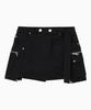 Jenyujeu Studded Belt Pocket Skirt - Black