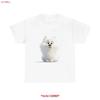 Samoyed Dog T Shirt Heavy Cotton Cute Lover Pet Owner Apparel Vintage Fashion Graphic Soft Breathable Homme Stylish
