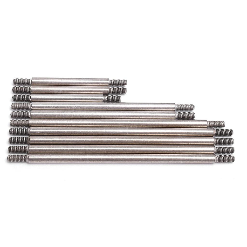 Link Rod with End Ball Set, RC Pull Rod Link Rod Set for Traxxas TRX4 324mm Wheelbase RC Metal Link