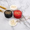 100Pieces Christmas Tag Hot Stamping Gift Tags with Smooth Surface for Xmas Gift