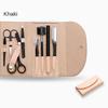 8Pcs eyebrow grooming kit with eyebrow shaper, eyebrow pencil, and tweezers for women and men, complete set