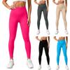 Nahtlose High-Waist Fitness-Leggings mit Bauchkontrolle und Po-Lifting-Effekt Taschen-Design Dehnbare Yoga-Hose für Damen