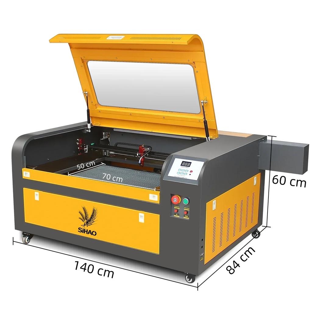 50W 60W 80W 100W CO2 Laser Engraving and Cutting Machine Dual Channel Engraving Tool Multifunctional Laser Cutting Machine