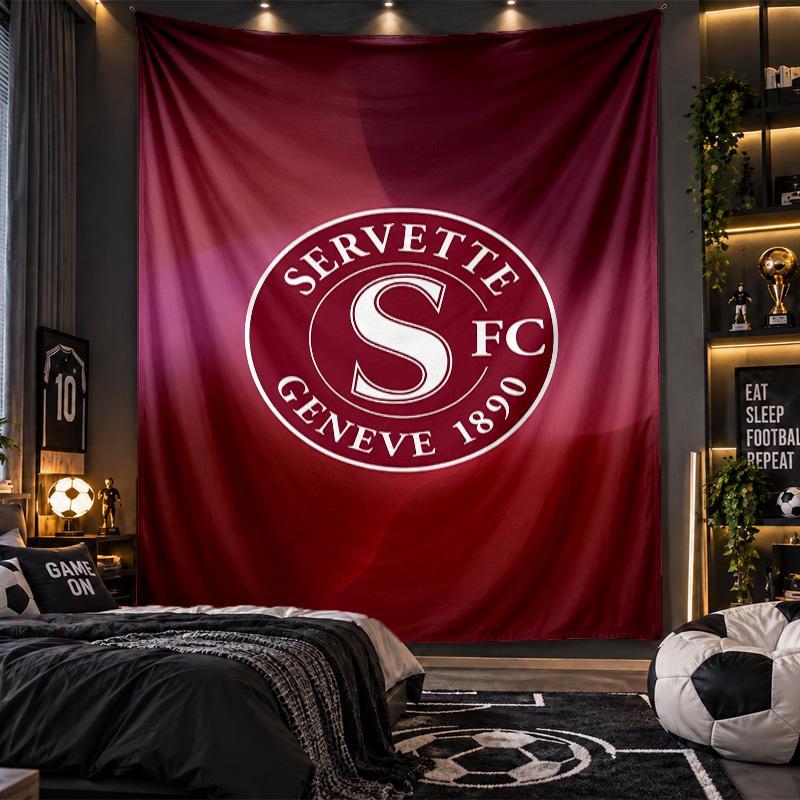 Wall Hanging Tapestry Servette FC Print Cloth for Living Room Bedroom Home Decor
