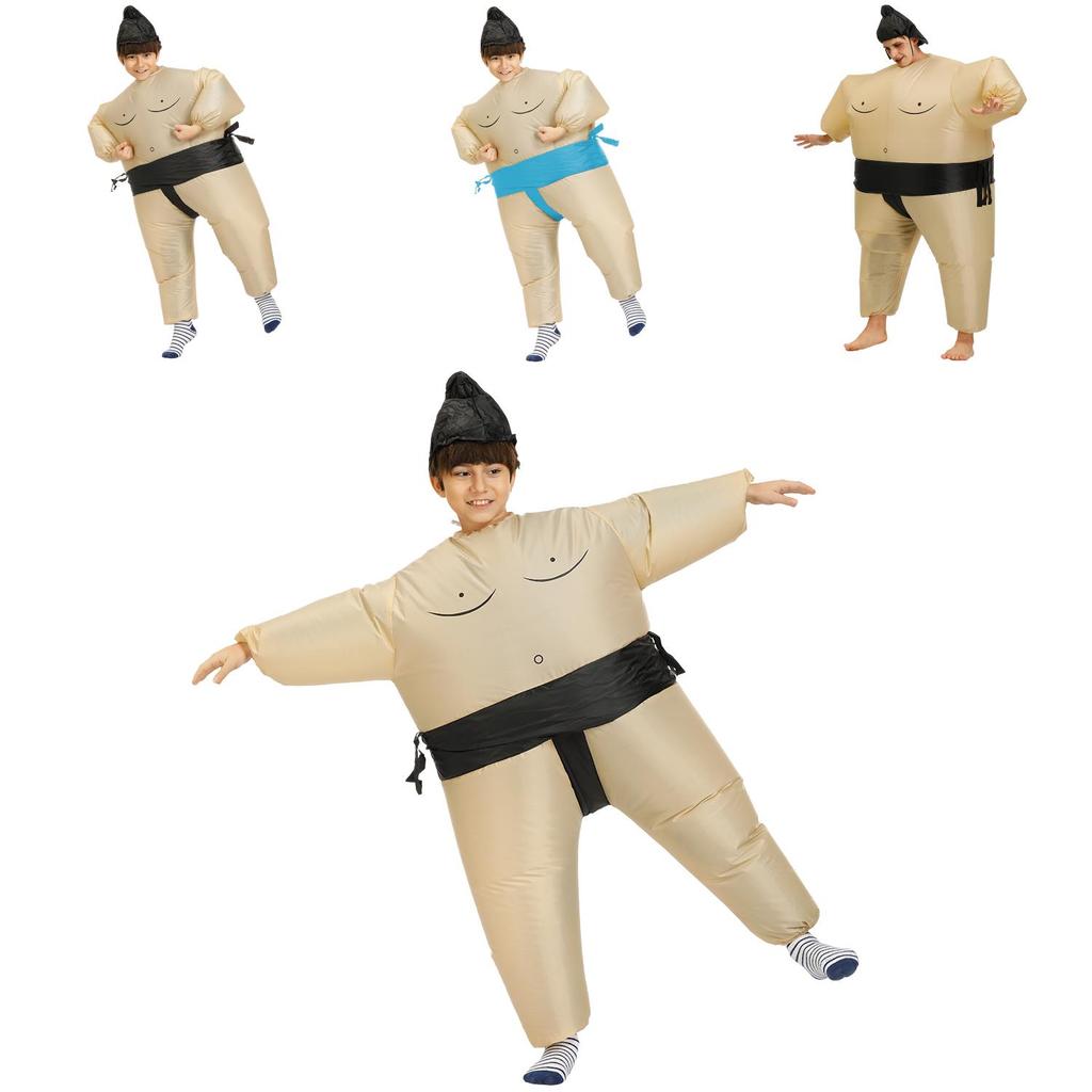 Costum gonflabil unic de luptător sumo, excelent pentru copii și adulți la fiecare celebrare